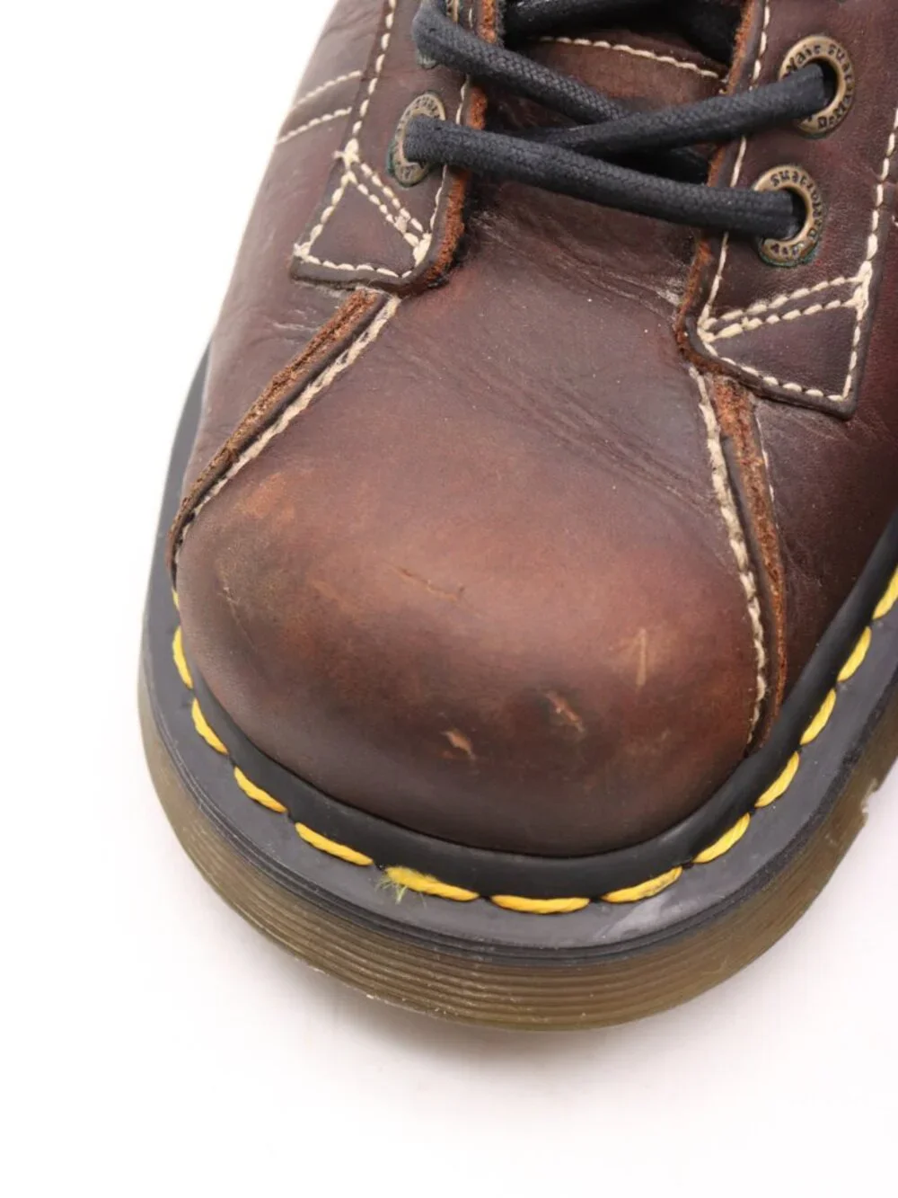 Vintage Doc Dr. Martens 9764 Men's 11 Brown Leather Chunky Oxford Shoes